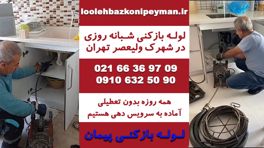 لوله بازکنی در شهرک ولیعصر