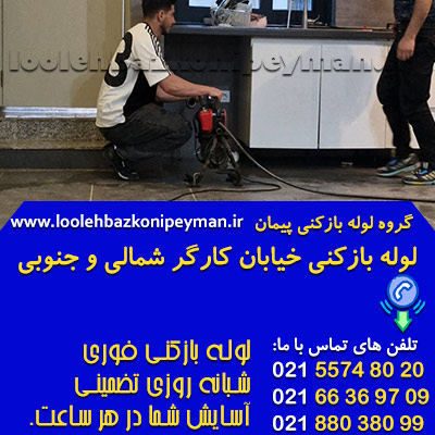 لوله بازکنی خیابان کارگر