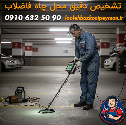 تشخیص محل چاه فاضلاب تخلیه چاه تهران